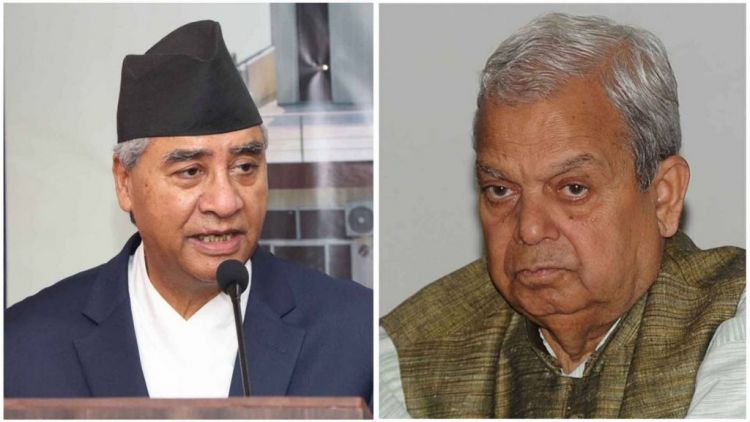 प्रधानमन्त्री देउवा र महन्थ ठाकुरबीच भेटवार्ता, ठाकुरले मागे चार मन्त्रालय