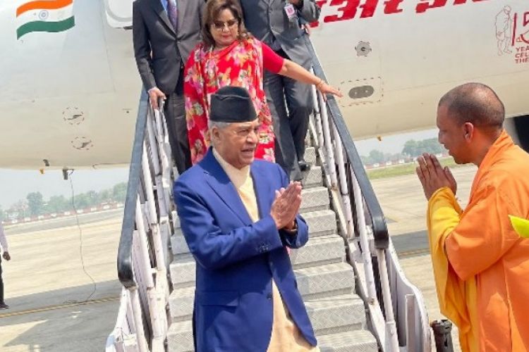 बनारसमा प्रधानमन्त्री देउवालाई आदित्यनाथले गरे स्वागत, आजै स्वदेश फिर्ता हुने