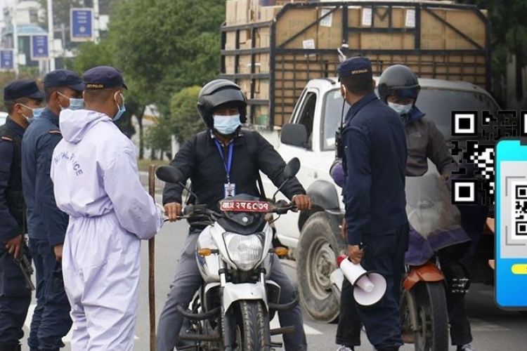 ट्राफिक जरिवाना क्युआर कोर्डमार्फत तिर्न सकिने