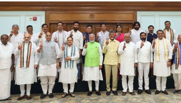  एनडीए गठबन्धनबाट नरेन्द्र मोदी नै प्रधानमन्त्रीमा अनुमोदन