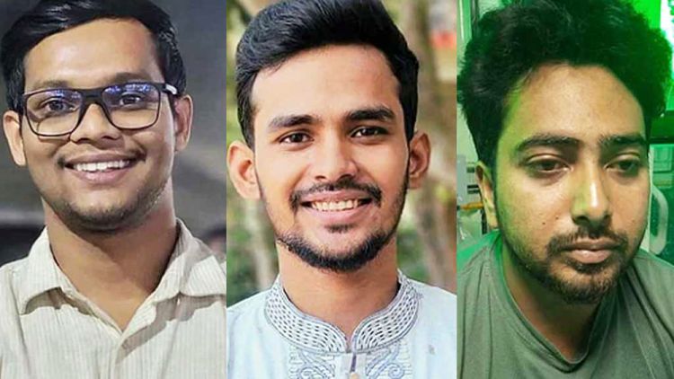 यि हुन् बंगलादेशमा हसिनालाई सत्ताच्यूत गराएका तीन विद्यार्थी नेता