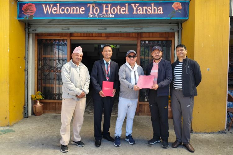 प्रभु बैंक र होटल यार्शाबीच छुट सम्बन्धि विशेष सम्झौता