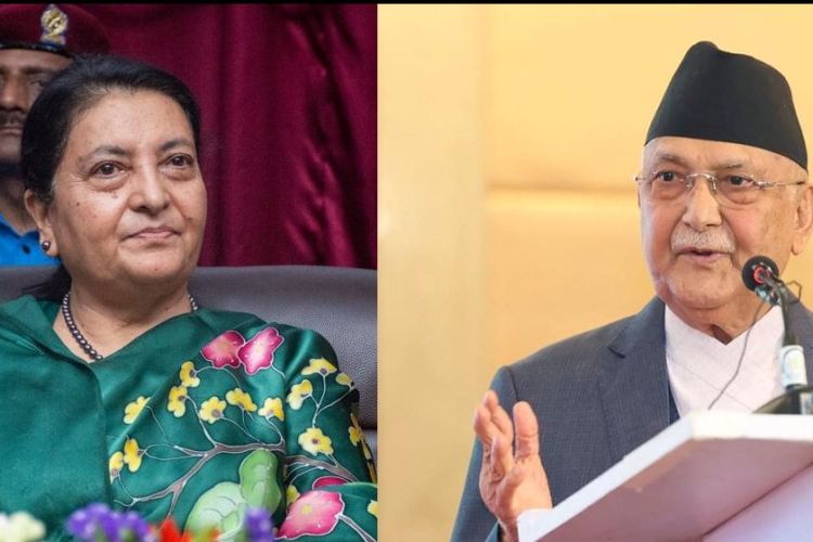  पूर्वराष्ट्रपति भण्डारीको सक्रियतापछि एमालेभित्र चर्कियो तरंग, ओलीले दिए चेतावनी