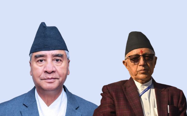 मीनेन्द्र रिजाललाई लिएर सभापति देउवा भेट्न पुगे शेखर कोइराला