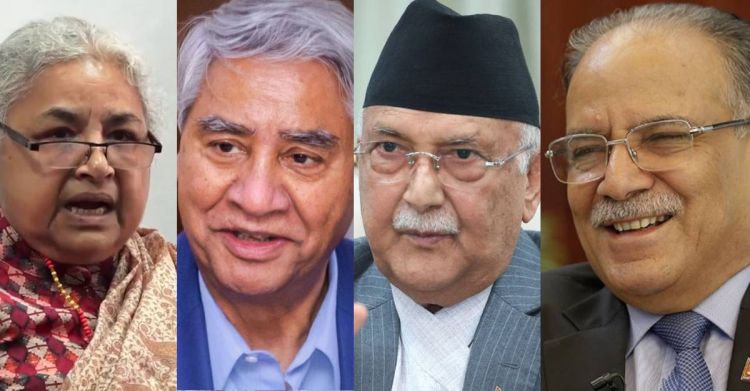 देउवा, ओली र प्रचण्डसँग छलफल गर्दै प्रधानमन्त्री कार्की
