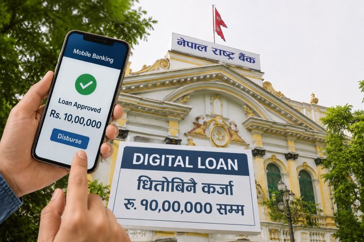 मोबाइल बैंकिङबाटै १० लाख रुपैयाँसम्म कर्जा लिन सकिने
