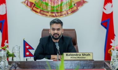 निजी क्षेत्रका प्रतिनिधिहरूसँग आज छलफल गर्दै प्रधानमन्त्री बालेन शाह