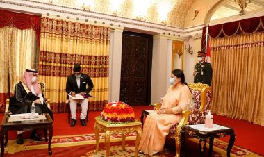 राष्ट्रपति भण्डारी र साउदी अरबका विदेशमन्त्रीबीच भेटवार्ता, के भयो कुराकानी ?