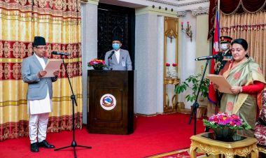 भारतका लागि नेपाली राजदूत शर्माले लिए पद तथा गोपनीयताको शपथ