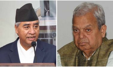 प्रधानमन्त्री देउवा र महन्थ ठाकुरबीच भेटवार्ता, ठाकुरले मागे चार मन्त्रालय