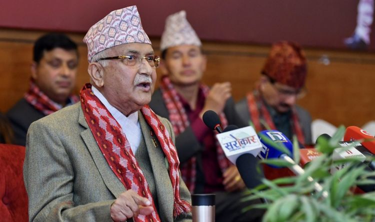 देशभर सत्ता गठबन्धनलाई एउटै कुच्चाले बडार्छौंः ओली