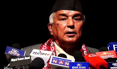 गठबन्धनको शक्ति देखेर एमाले अध्यक्ष ओली थरथरी कामेका छन्ः रामचन्द्र पौडेल