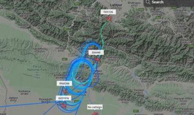 कमजोर भिजिबिलिटीका कारण जहाजहरु आकाशमै फन्को मार्दै