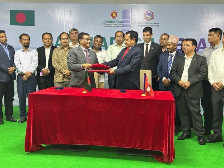 नेपालबाट बंगलादेशले ४० मेगावाट बिजुली किन्दै