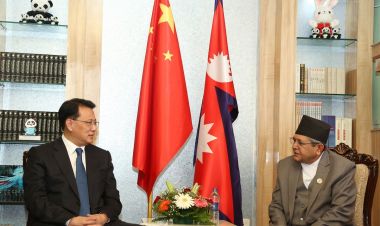 चिनियाँ कम्युनिस्ट पार्टीको टोली र सभामुख घिमिरेबीच भेटवार्ता