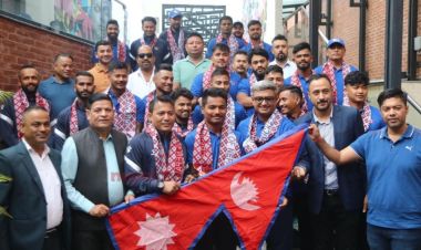 एसियन गेम्समा सहभागी हुने नेपाली क्रिकेट टोलीको बिदाइ