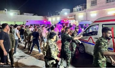 इराकको विवाह समारोहमा आगलागी, १ सय जनाको मृत्यु