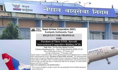 निगमद्वारा तीनवटा जहाज खरिदका लागि टेन्डर आह्वान