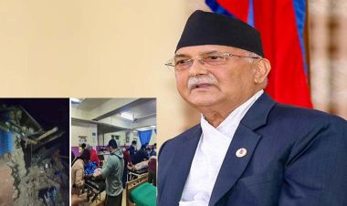 भुकम्प प्रभावित क्षेत्रमा स्वास्थ्यकर्मीको खाँचो, परिपुर्ति गरिहालौं : अध्यक्ष ओली