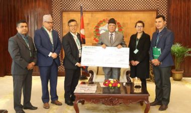 भूकम्पपीडितका लागि कृषि विकास बैंकले गर्यो ५० लाख सहयोग