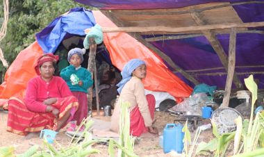 भूकम्प प्रभावित बालबालिकालाई चिसोबाट जोगाउन रिटर्नी एशोसिएशनद्वारा आग्रह