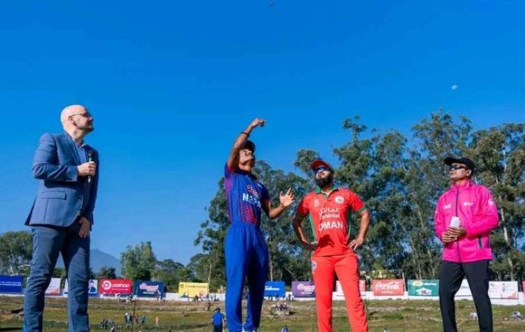 आईसीसी टी–२०ः ओमनविरुद्ध टस जितेर पहिले ब्याटिङ गर्दै नेपाल