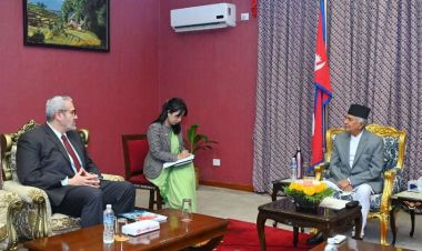 राष्ट्रपति पौडेल र  विश्व बैंकका देशीय निर्देशक जर्भोसबीच भेटवार्ता 