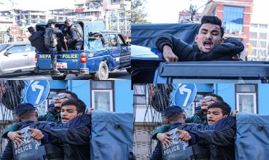 बालकुमारी घटनाः दुई युवकको मृत्यु भएको विरोधमा माइतीघरमा विरोध प्रदर्शन