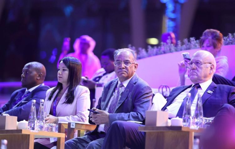 कोप –२८ सम्मेलन, आज उच्चस्तरीय सत्रमा सम्बोधन गर्दै प्रधानमन्त्री दाहाल