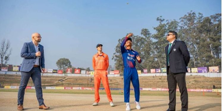  नेदरल्यान्डविरुद्ध फिल्डिङ गर्दै नेपाले, दिपेन्द्रको ‘कमब्याक’