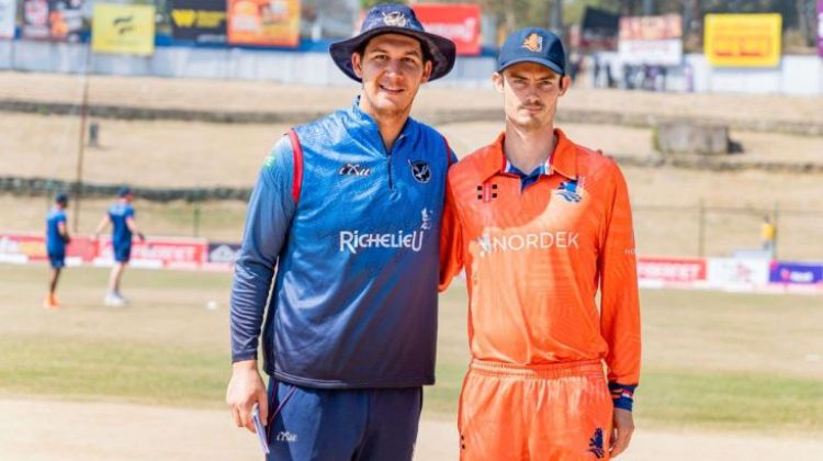 त्रिकोणात्मक टी–२० आई सिरिजः आज नामिबिया र नेदरल्याण्ड्सबीच प्रतिस्पर्धा हुँदै 