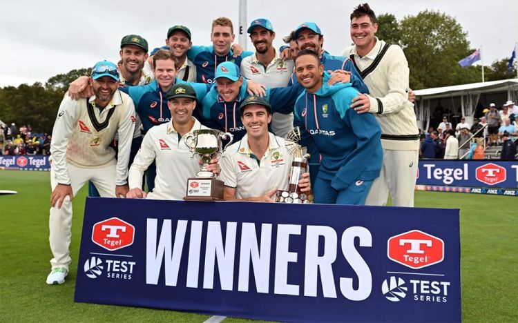 न्यूजील्याण्डविरुद्धको टेस्ट सिरिजमा अस्ट्रेलियाद्वारा क्लीन स्वीप