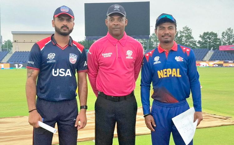 नेपाल र अमेरिकाबीचको वार्मअप खेल वर्षाले रद्ध