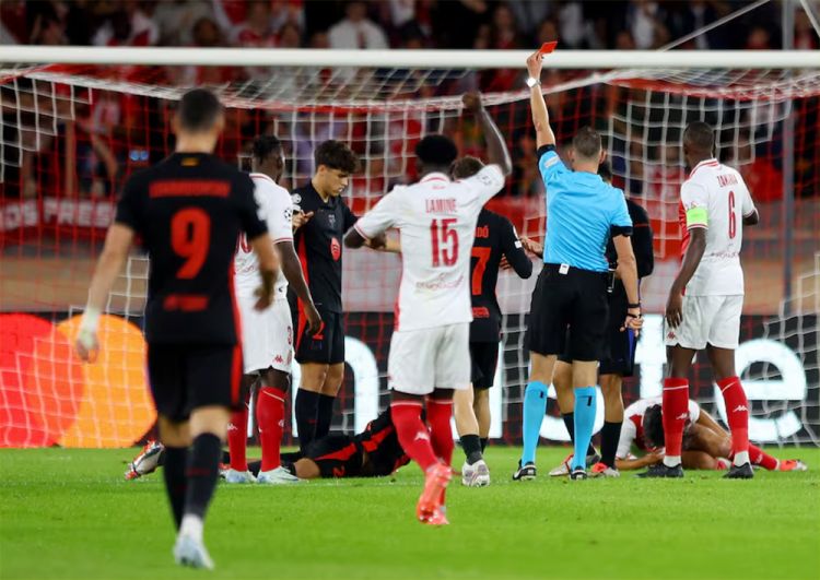 युइएफए च्याम्पियन्स लिग: बार्सिलोना मोनाकोसँग पराजित