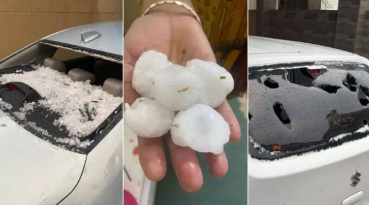  पाकिस्तानमा भीषण असिना वर्षा, सयौं गाडी र घरमा क्षति