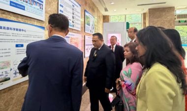 परराष्ट्रमन्त्रीद्वारा ‘चाइनिज एकेडेमी अफ साइन्स’को अवलोकन
